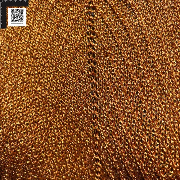 Guess (Large - NWT) Alexie Lurex Cord Top - Autumn Bloom - Picture 6 of 9